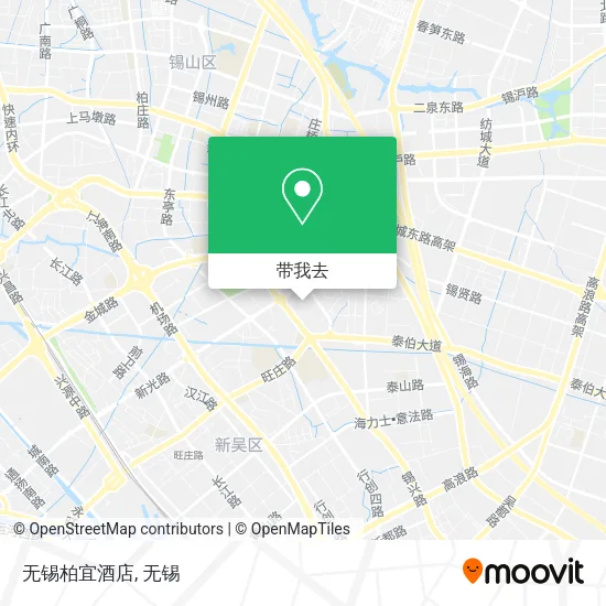 无锡柏宜酒店地图