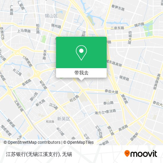江苏银行(无锡江溪支行)地图