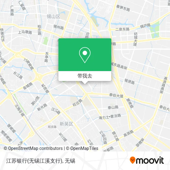 江苏银行(无锡江溪支行)地图