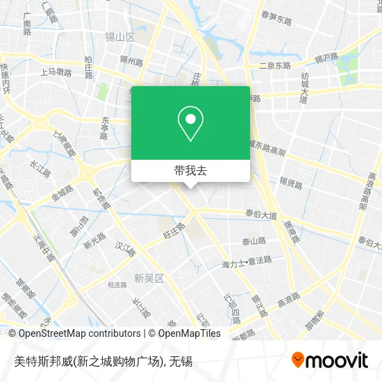 美特斯邦威(新之城购物广场)地图