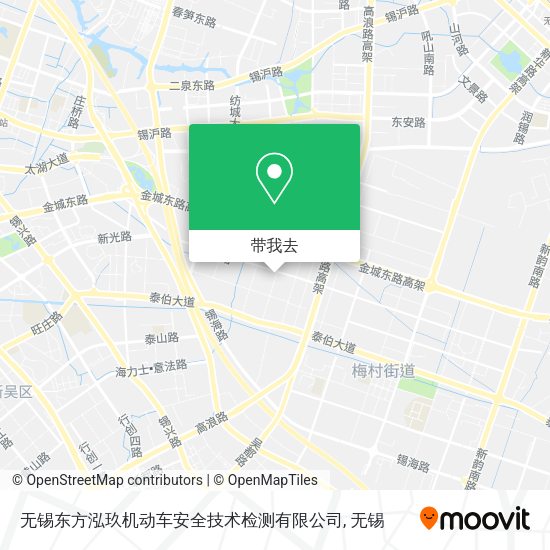 无锡东方泓玖机动车安全技术检测有限公司地图