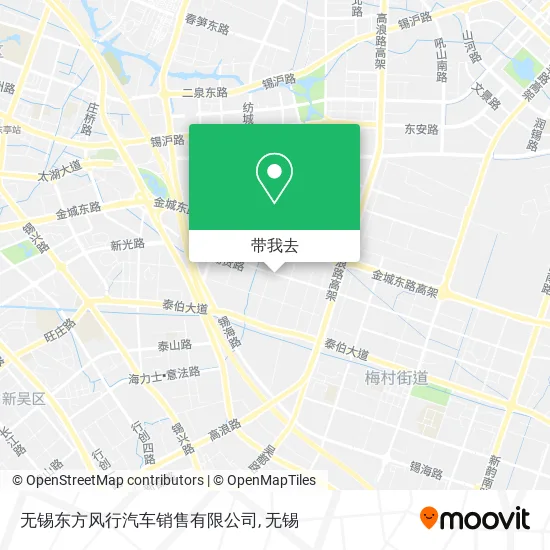 无锡东方风行汽车销售有限公司地图
