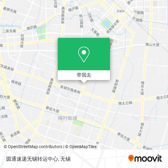 圆通速递无锡转运中心地图