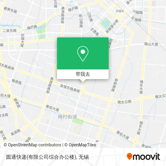 圆通快递(有限公司综合办公楼)地图
