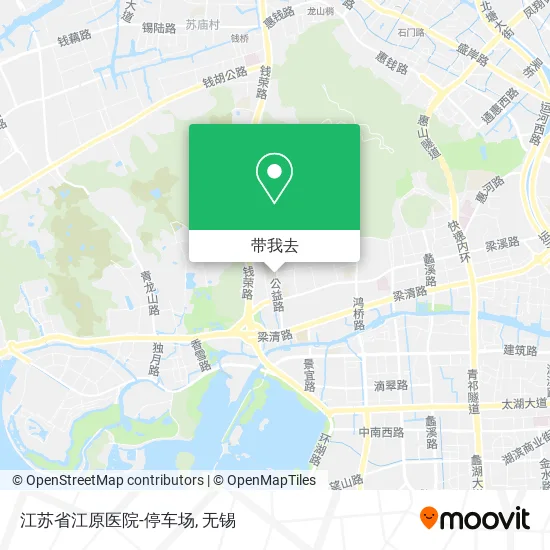 江苏省江原医院-停车场地图