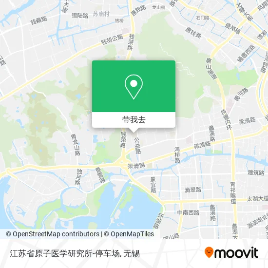 江苏省原子医学研究所-停车场地图