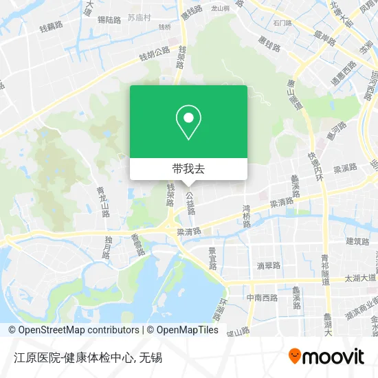江原医院-健康体检中心地图