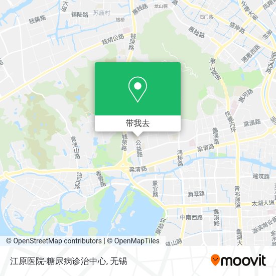 江原医院-糖尿病诊治中心地图