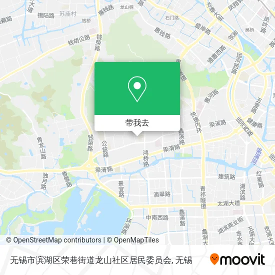 无锡市滨湖区荣巷街道龙山社区居民委员会地图