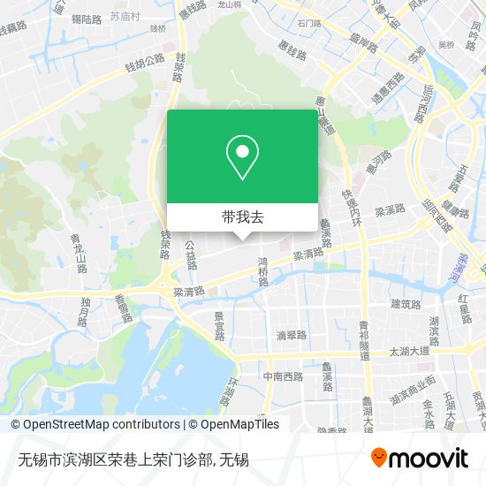 无锡市滨湖区荣巷上荣门诊部地图