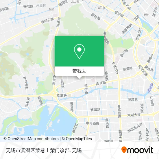 无锡市滨湖区荣巷上荣门诊部地图
