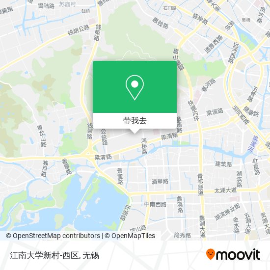 江南大学新村-西区地图