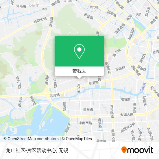 龙山社区-片区活动中心地图