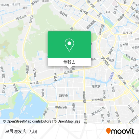 星晨理发店地图