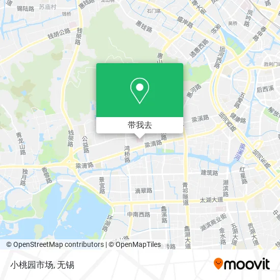 小桃园市场地图