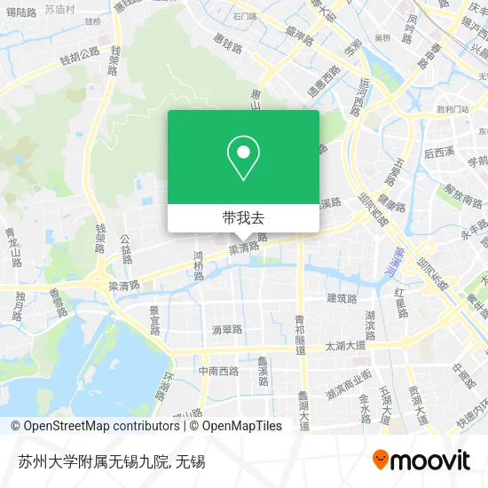 苏州大学附属无锡九院地图
