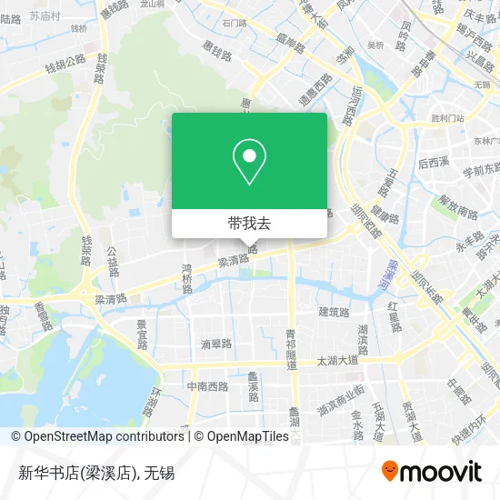 新华书店(梁溪店)地图