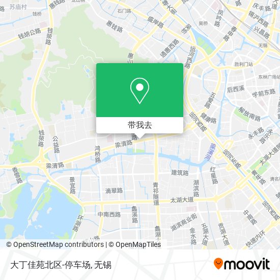 大丁佳苑北区-停车场地图