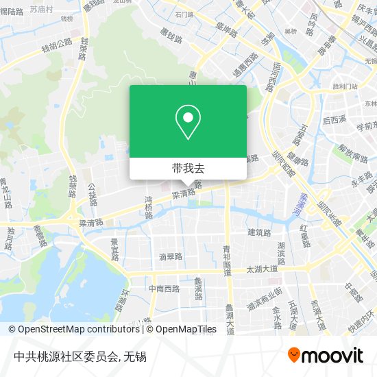 中共桃源社区委员会地图