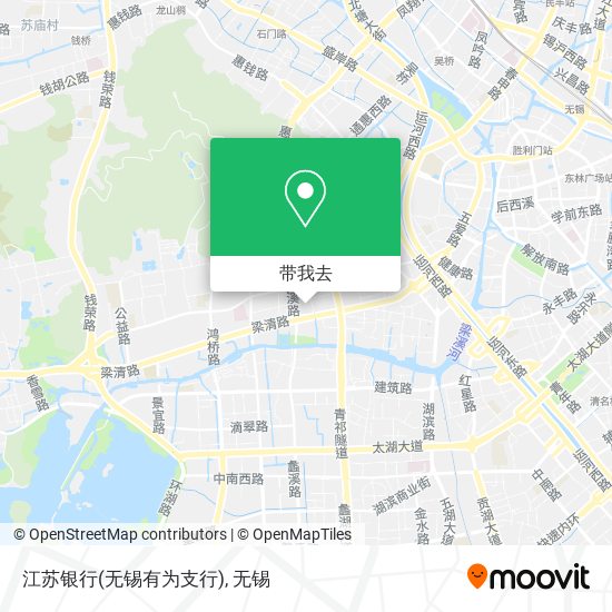 江苏银行(无锡有为支行)地图