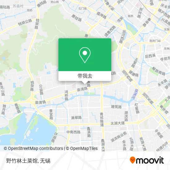 野竹林土菜馆地图
