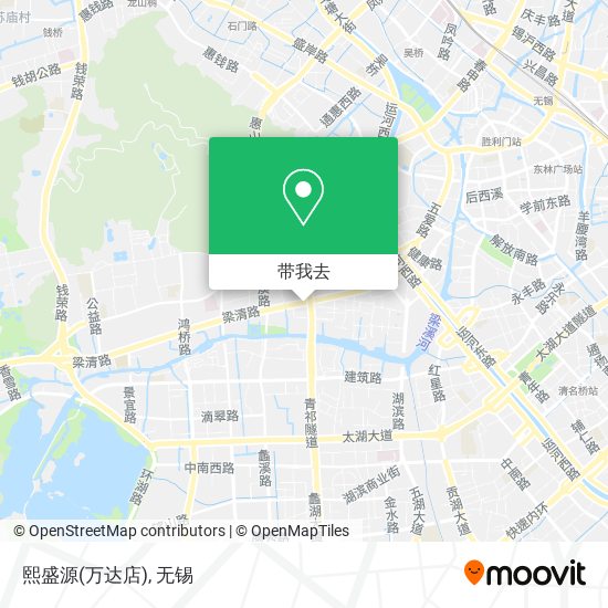 熙盛源(万达店)地图
