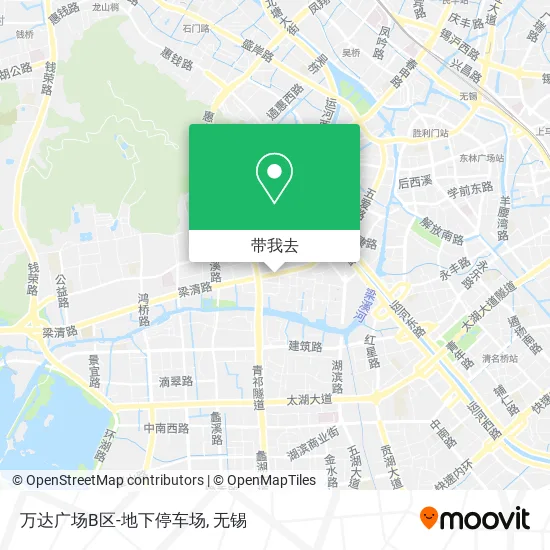 万达广场B区-地下停车场地图