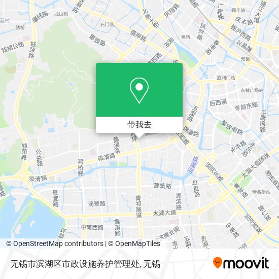 无锡市滨湖区市政设施养护管理处地图