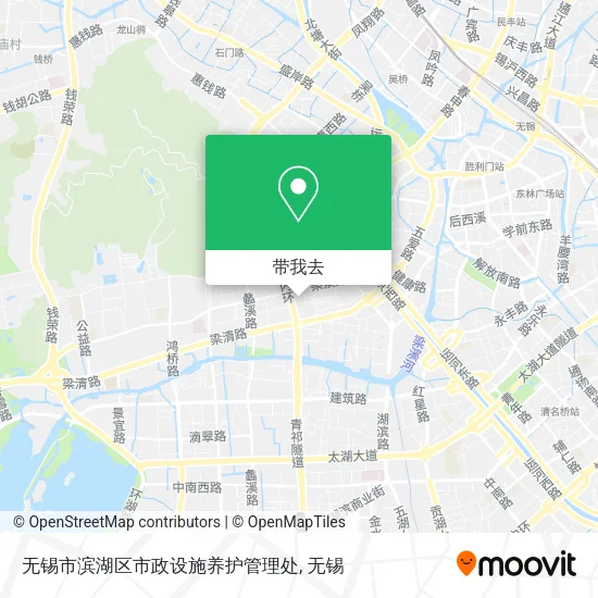 无锡市滨湖区市政设施养护管理处地图