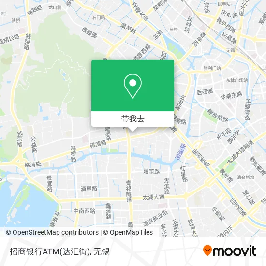 招商银行ATM(达汇街)地图