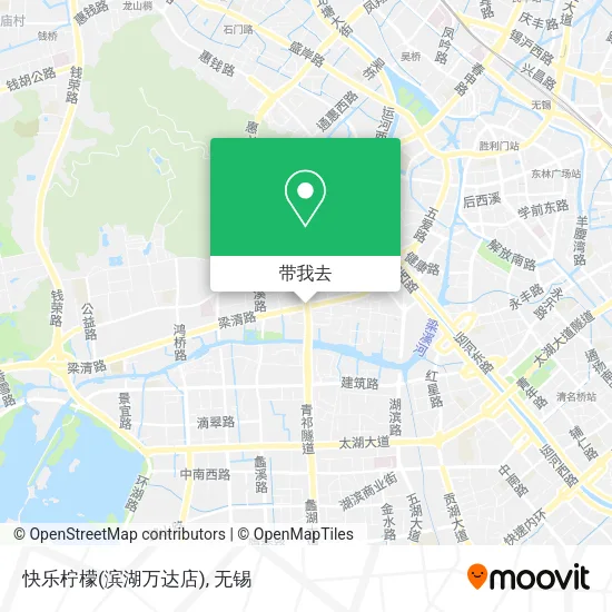 快乐柠檬(滨湖万达店)地图