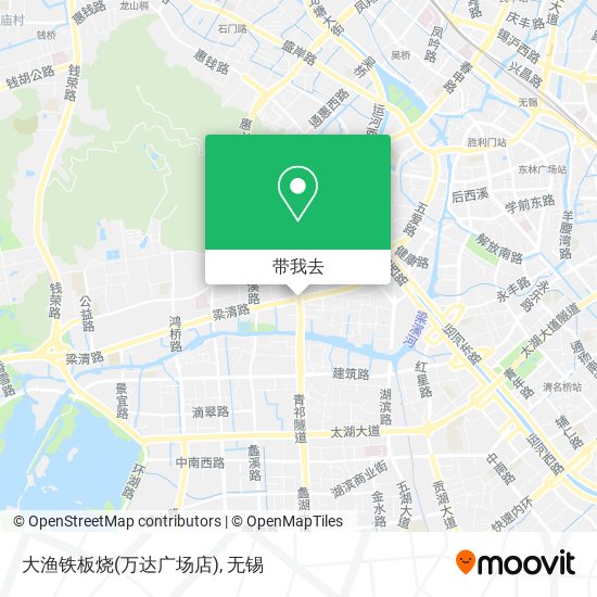 大渔铁板烧(万达广场店)地图