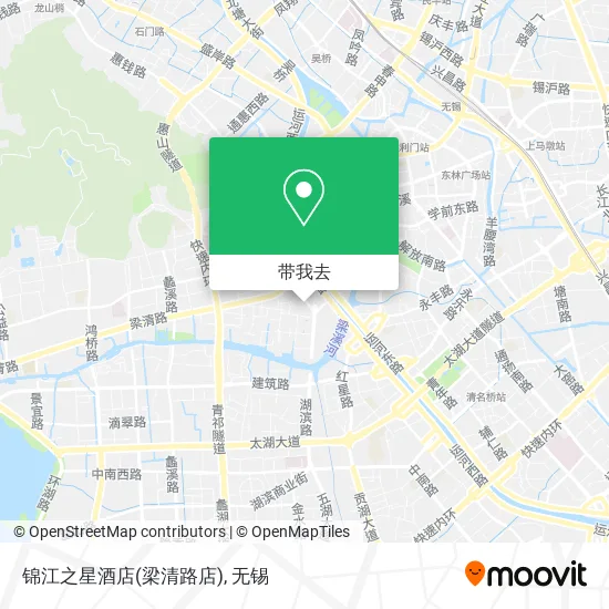 锦江之星酒店(梁清路店)地图