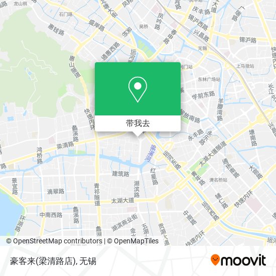 豪客来(梁清路店)地图