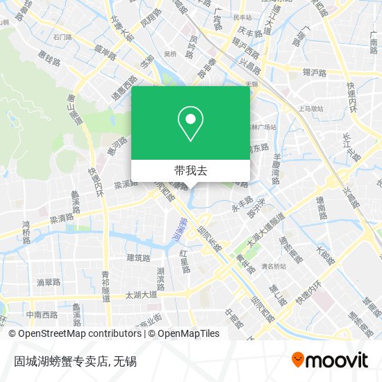 固城湖螃蟹专卖店地图