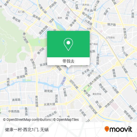 健康一村-西北1门地图