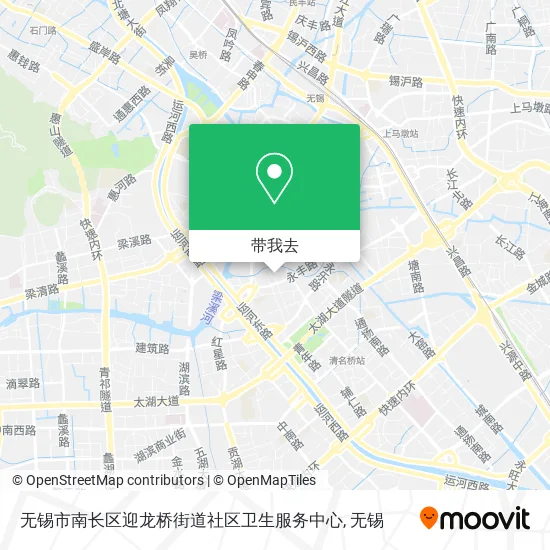 无锡市南长区迎龙桥街道社区卫生服务中心地图