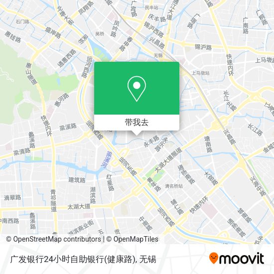 广发银行24小时自助银行(健康路)地图