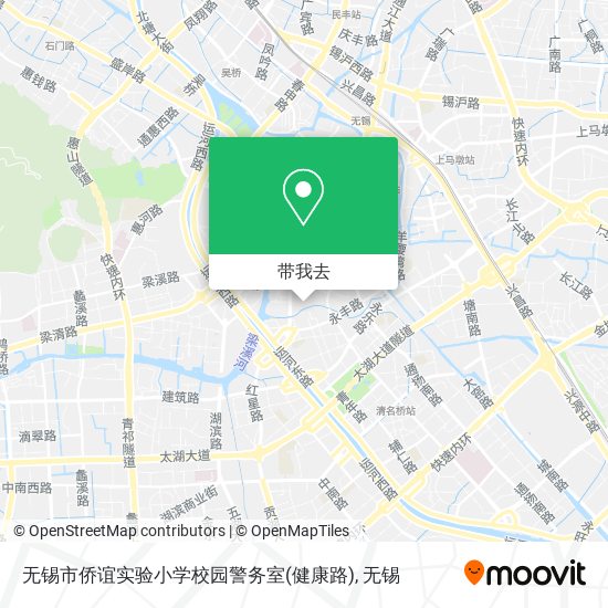无锡市侨谊实验小学校园警务室(健康路)地图