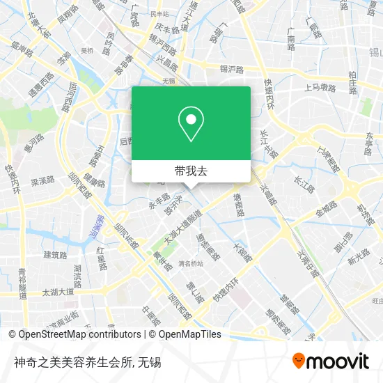 神奇之美美容养生会所地图