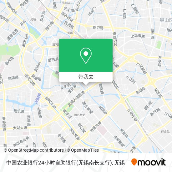 中国农业银行24小时自助银行(无锡南长支行)地图