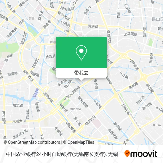 中国农业银行24小时自助银行(无锡南长支行)地图