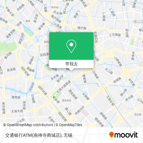 交通银行ATM(南禅寺商城店)地图