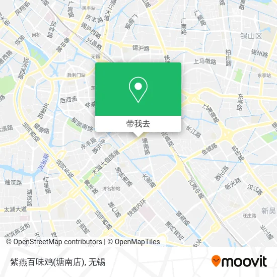 紫燕百味鸡(塘南店)地图