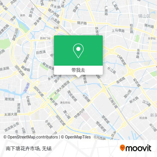 南下塘花卉市场地图