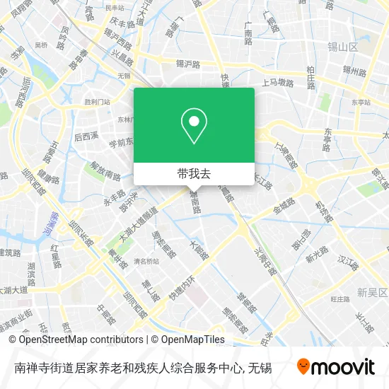 南禅寺街道居家养老和残疾人综合服务中心地图
