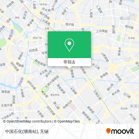 中国石化(塘南站)地图