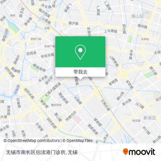 无锡市南长区伯渎港门诊所地图