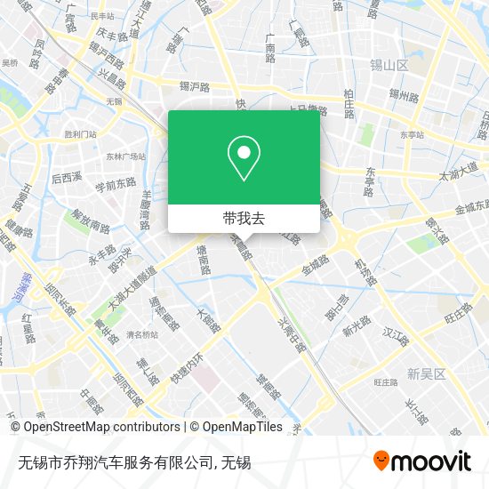 无锡市乔翔汽车服务有限公司地图