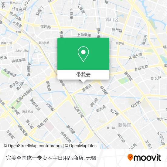 完美全国统一专卖胜宇日用品商店地图